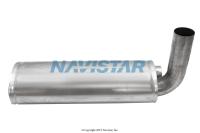 2505109C1, Navistar International, MUFFLER HORIZ MNT - 2505109C1