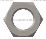 3926593, Cummins, NUT, REGULAR HEXAGON JAM - 3926593