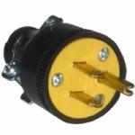 PLUG 3 PRONG MALE 15A-125V