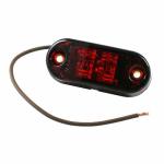 RED OVAL LED MRKR LAMP