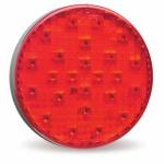 RED STROBE, 4"ROUND