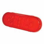 STT LAMP RED OVAL LED W/AMP