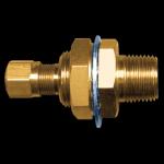 TERMINAL BOLT STL, 1/2M-1/4F