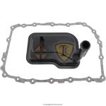 TRANSMISSION FILTER, AUTO, PAN GASKET CONTAINS 18 BOLT HOLES, 8-3/4 X 6-1/2 X 6-5/16 (222.3 X 165.1 X 160.3) PAN GASKET, 1