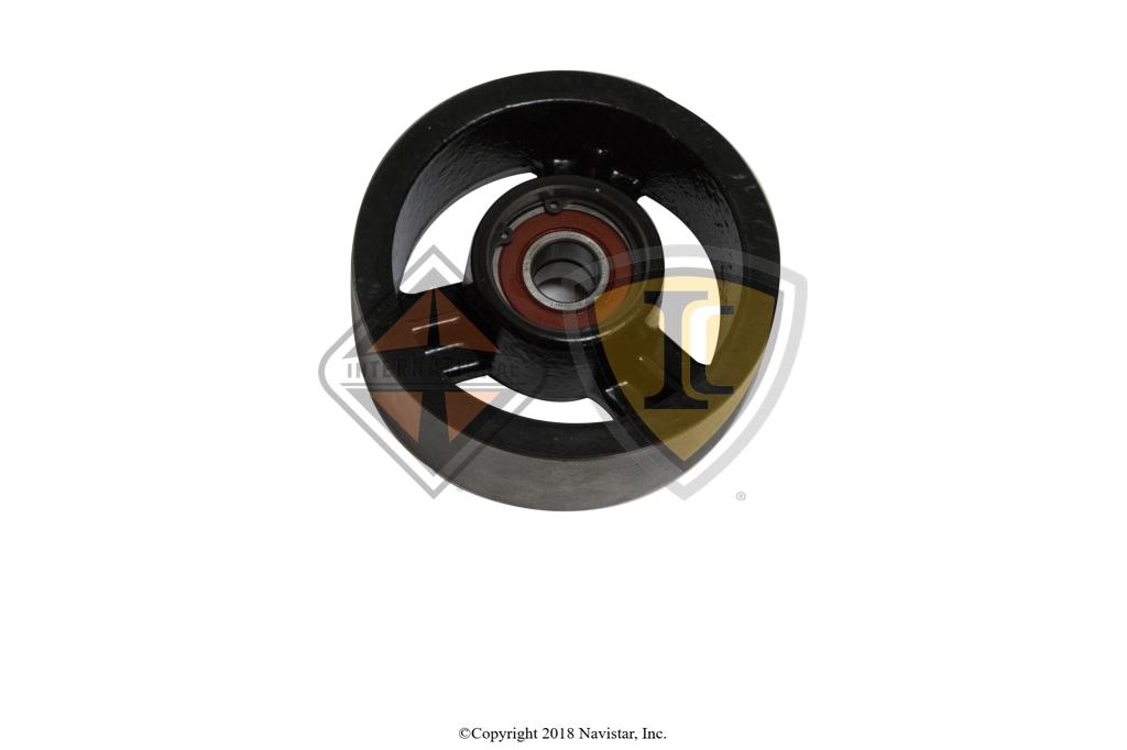 1822652C92, Navistar International, T444E IDLER PULLEY, FLAT - part number 1822652C92