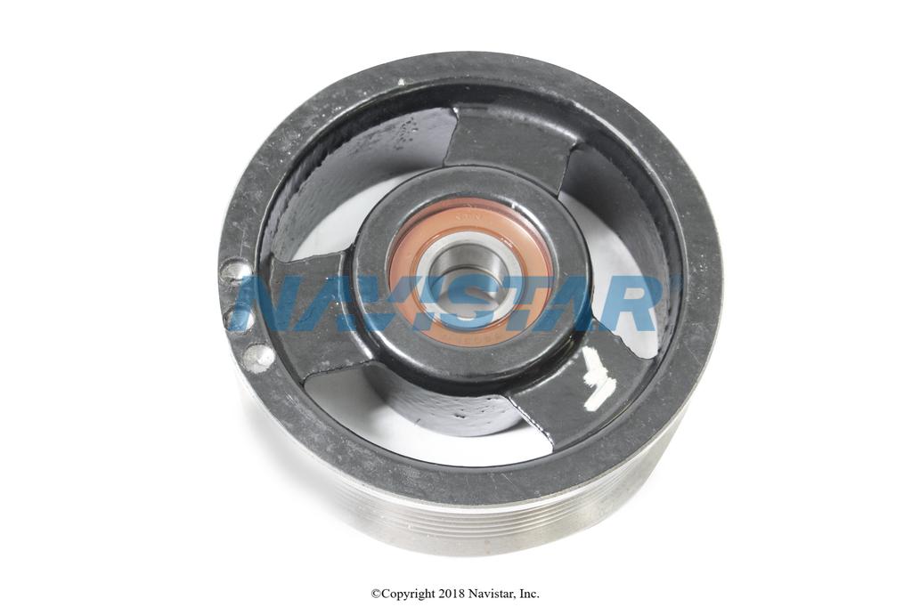 1822653C92, Navistar International, T444E IDLER PULLEY, GROOVED - part number 1822653C92
