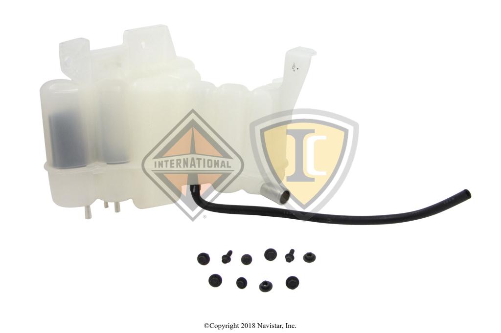 2604784C91, Navistar International, TANK, SURGE, RADIATOR, COOLING SYSTEM, 3 VENT - part number 2604784C91
