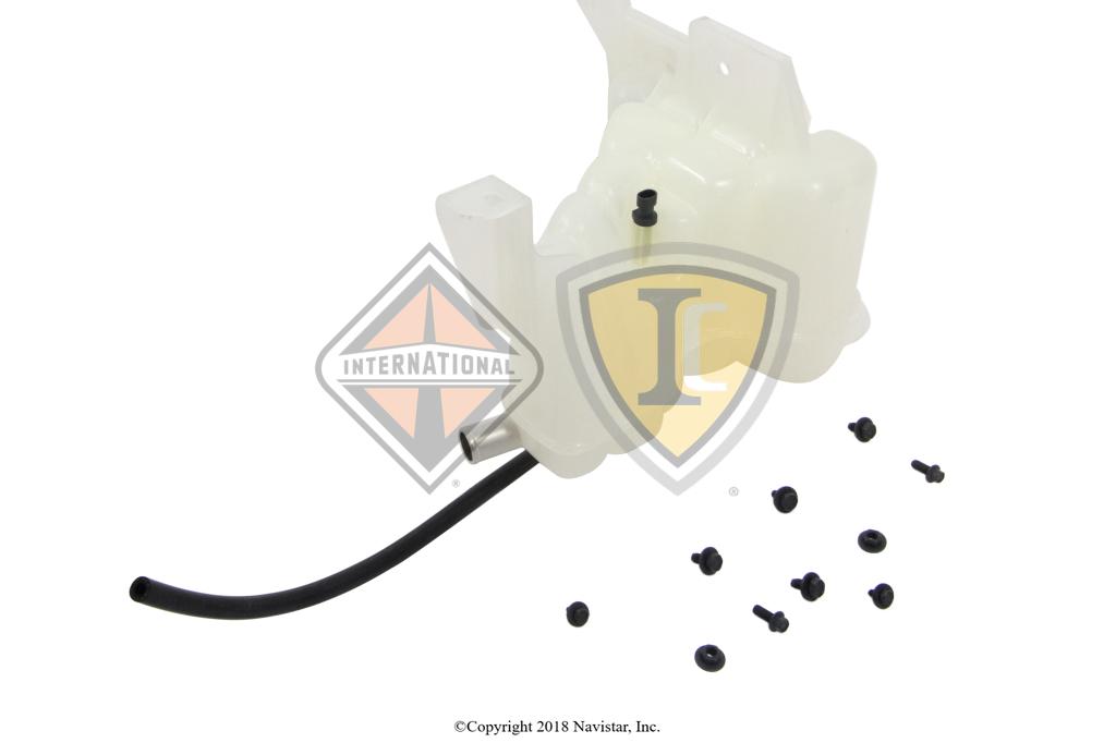 2604784C91, Navistar International, TANK, SURGE, RADIATOR, COOLING SYSTEM, 3 VENT - part number 2604784C91