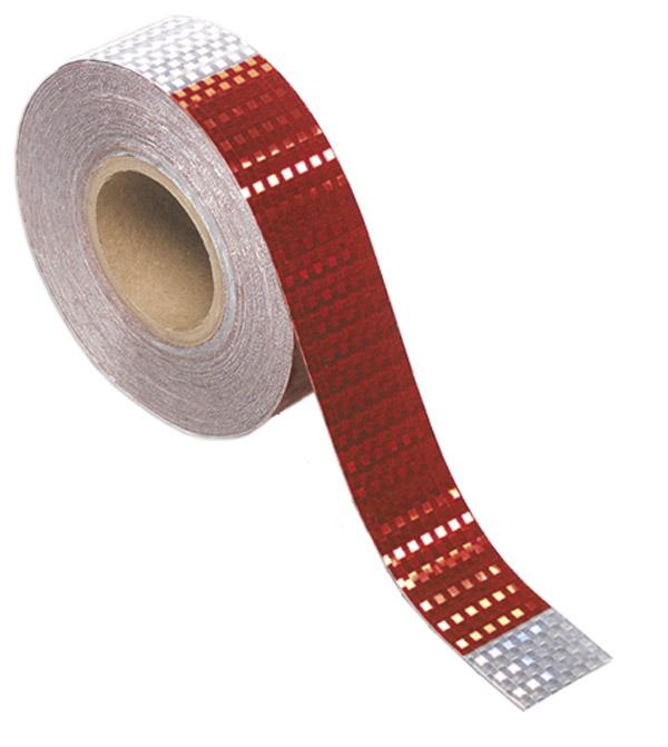 41160, Grote Industries Co., 2" x 150' Tape Red/Silver - 41160