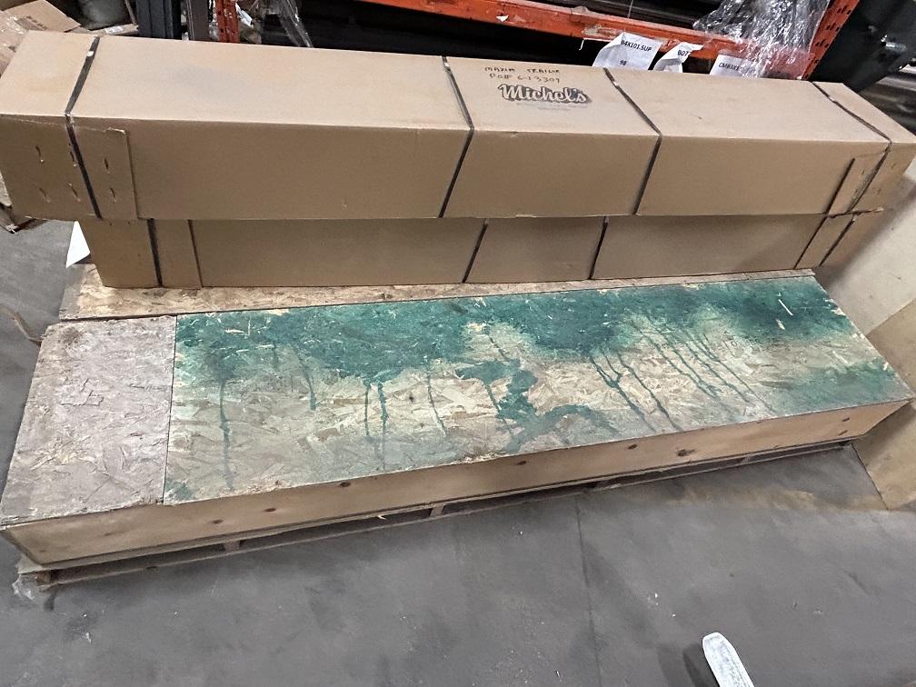 AR-4640078-MAXIM, Michel's Industries Ltd, MANUAL CRANK MESH TARP ASSEMBLY FOR ARNE'S CROSSGATE TRAILERS. - part number AR-4640078-MAXIM