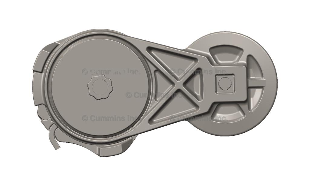3102888, Cummins, TENSIONER, BELT - part number 3102888