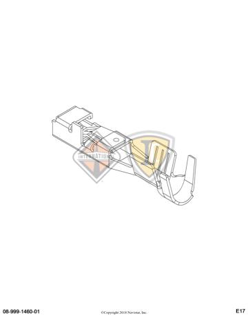 3544877C1, Navistar International, TERMINAL, ELECT, CABLE 280 SERIES F/M - 3544877C1