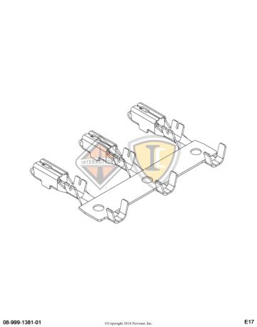 3515516C1, Navistar International, Uncategorized, TERMINAL, CABLE 3 WAY BUS BAR - 3515516C1