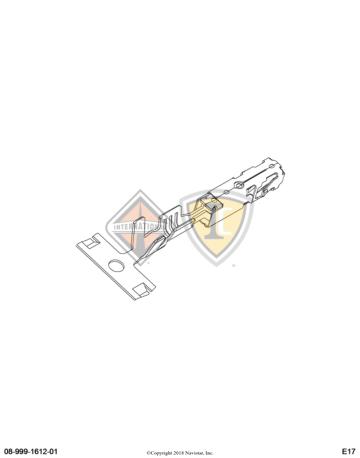 3693147C1, Navistar International, TERMINAL, CABLE MCP 1.5K SERIES 18-20 GAUGE AMP - 3693147C1