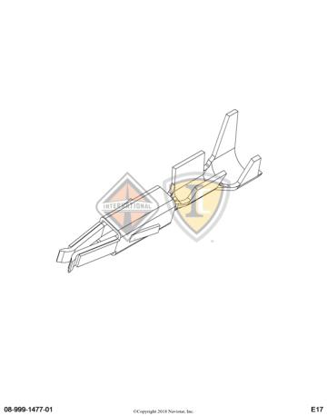 3573652C1, Navistar International, TERMINAL, ELECT, CABLE MICRO-TIMER CONTACT - part number 3573652C1