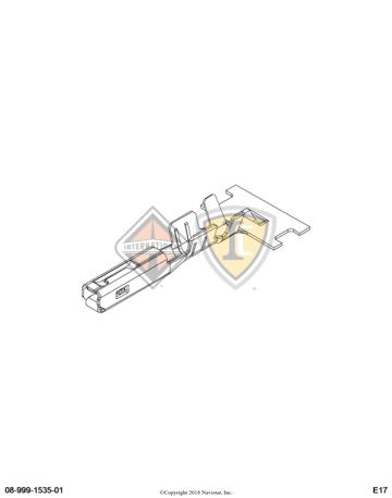 3686944C1, Navistar International, TERMINAL, ELECT, CABLE MOLEX RECEPTACLE - 3686944C1