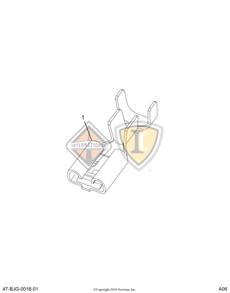 203470000, Navistar International, Uncategorized, TERMINAL, ELECT, UF 16-12 PD, FEMALE - 203470000