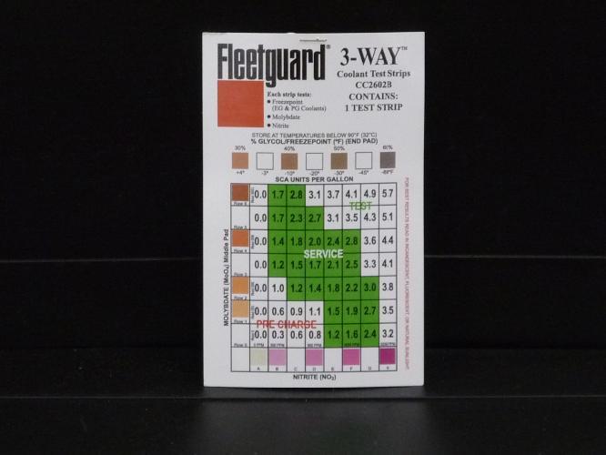 CC2602B, Fleetguard, TEST STRIP, (ONE ONLY) - CC2602B