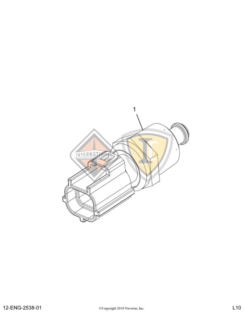 1889511C1, Navistar International, TRNSMTR - part number 1889511C1