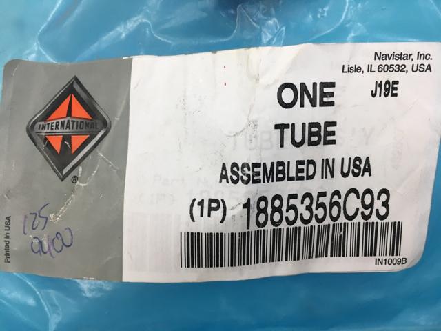 1885356C93, Navistar International, TUBE ASSY, OIL DRAIN, TURBO, LP - part number 1885356C93