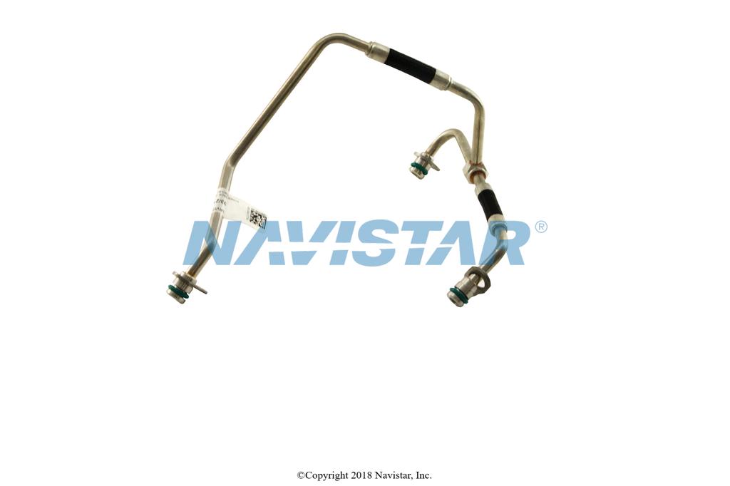 1886338C92, Navistar International, TUBE ASSY, OIL SUPPLY, TURBO - part number 1886338C92