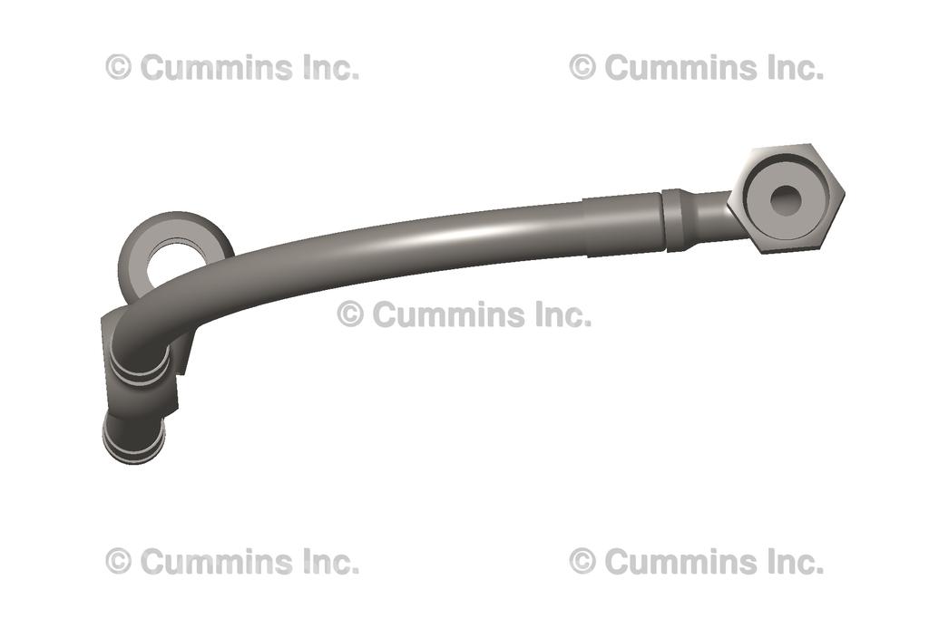 3686355, Cummins, Engine Components, TUBE ,TUR OIL DRAIN - 3686355