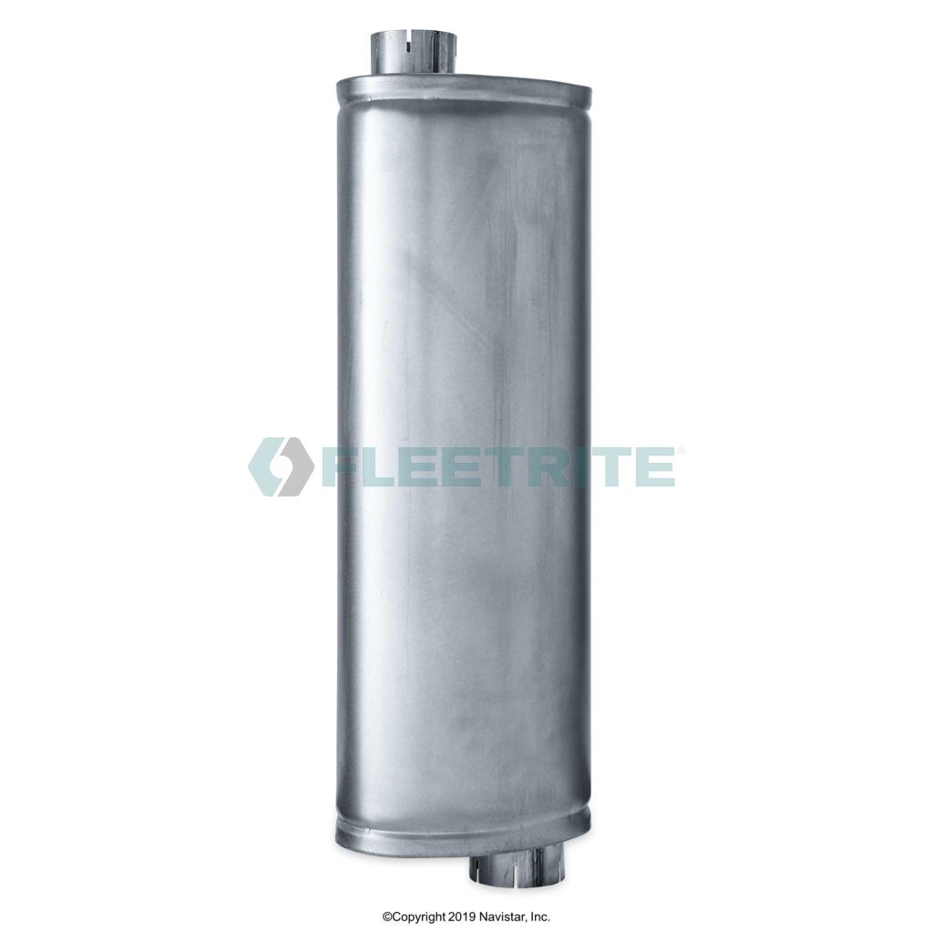 FLT86536M, Fleetrite, MUFFLER, TYPE 2 OVAL, 3.5 IN. INLET, 4.0 IN. OUTLET, 32.0 IN. BODY LENGTH (IN) - FLT86536M