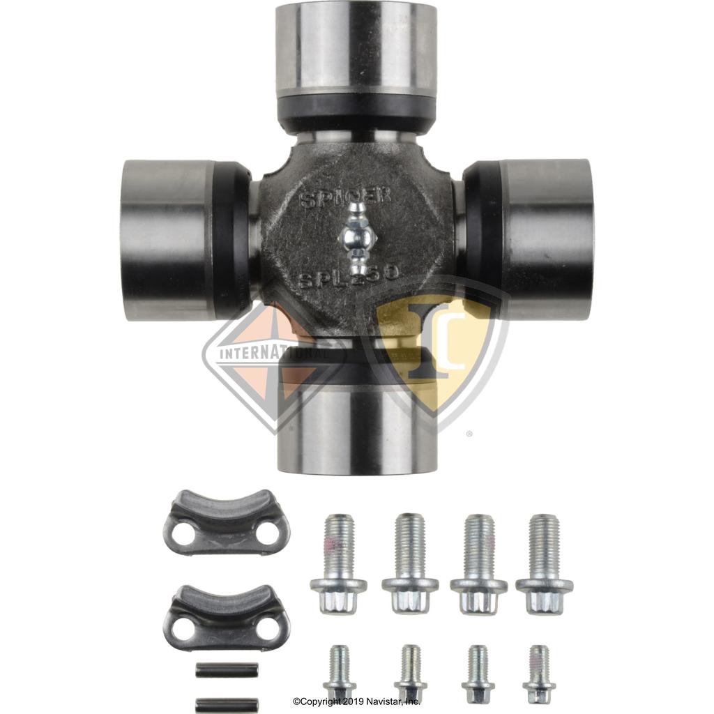 DSSPL2503X, Spicer U-Joints & Center Bearings, U-JOINT KIT, DRIVE SHAFT, SPL250, METRIC, 163MM OVER CAPS, 60M BEARING CAP DIA - DSSPL2503X