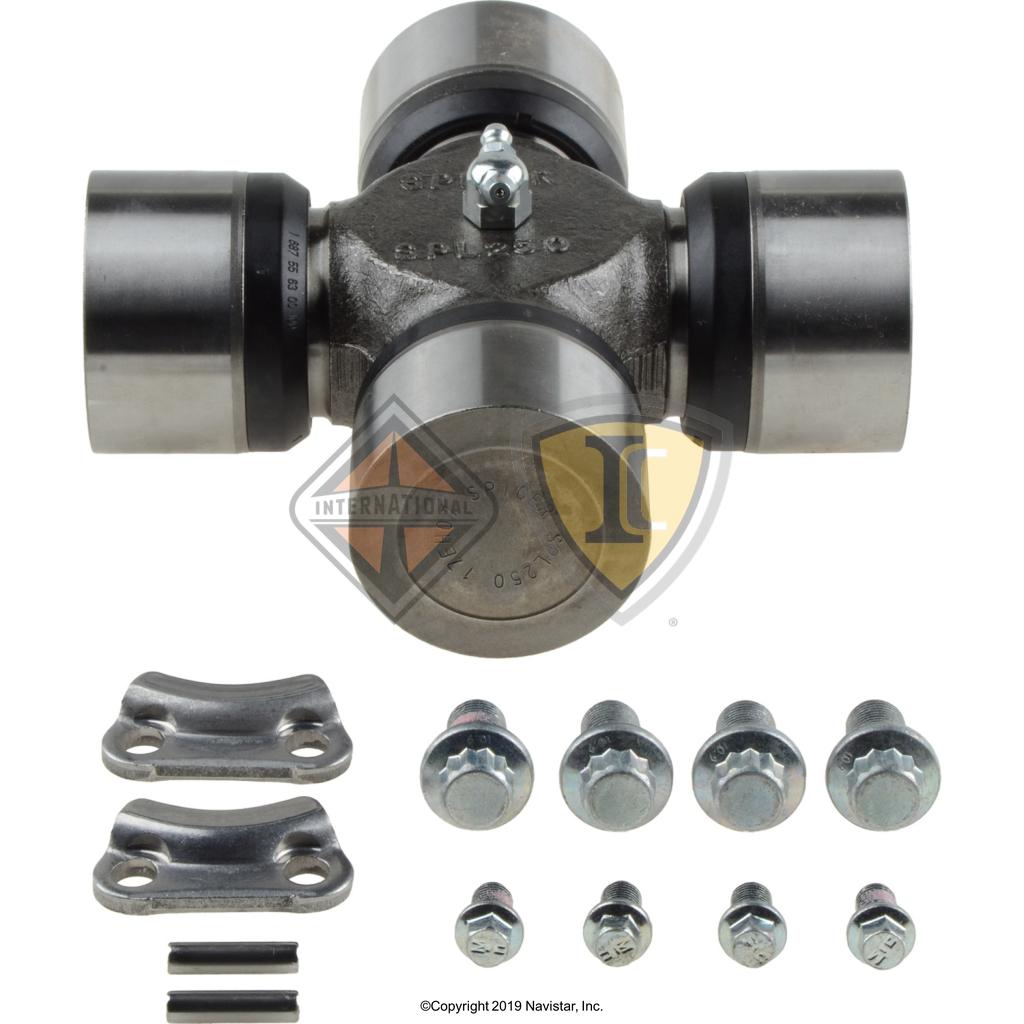 DSSPL2503X, Spicer U-Joints & Center Bearings, U-JOINT KIT, DRIVE SHAFT, SPL250, METRIC, 163MM OVER CAPS, 60M BEARING CAP DIA - part number DSSPL2503X