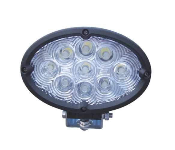 TLED-U7, Trux Accessories, UNIV WHT OVAL WORK LIGHT CLR - TLED-U7