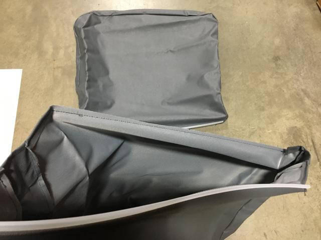 3785220C91, Navistar IC Bus , UPHOLSTERY, SEAT BACK GRAY - part number 3785220C91