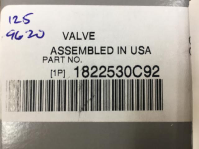 1822530C92, Navistar International, VALVE - part number 1822530C92