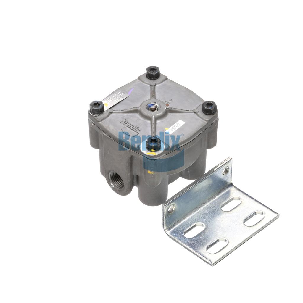 BX800365, Bendix, VALVE, RELAY, BRAKE, R-12, VERTICAL DELIVERY PORTS, 5.5 PSI, 3/8 DEL PORT - BX800365