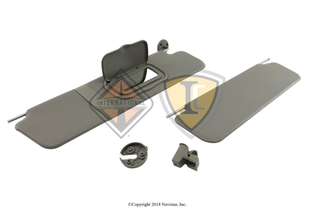 2603644C91, Navistar International, SUNVISOR, INTERIOR, RH, PREMIUM, MED NEUTRAL - part number 2603644C91