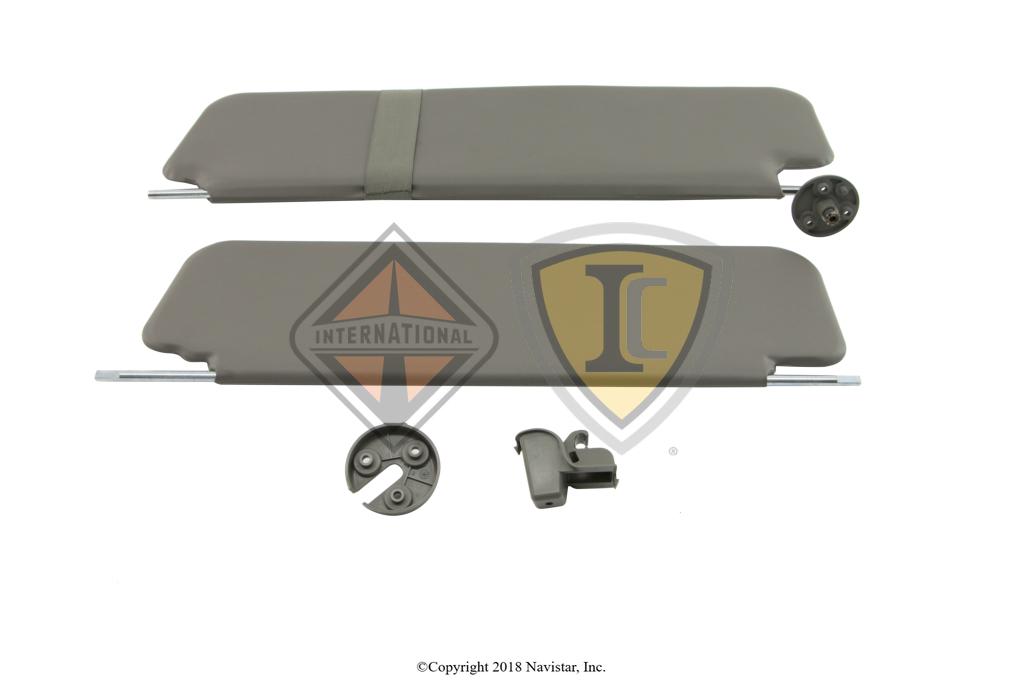 2603644C91, Navistar International, SUNVISOR, INTERIOR, RH, PREMIUM, MED NEUTRAL - part number 2603644C91