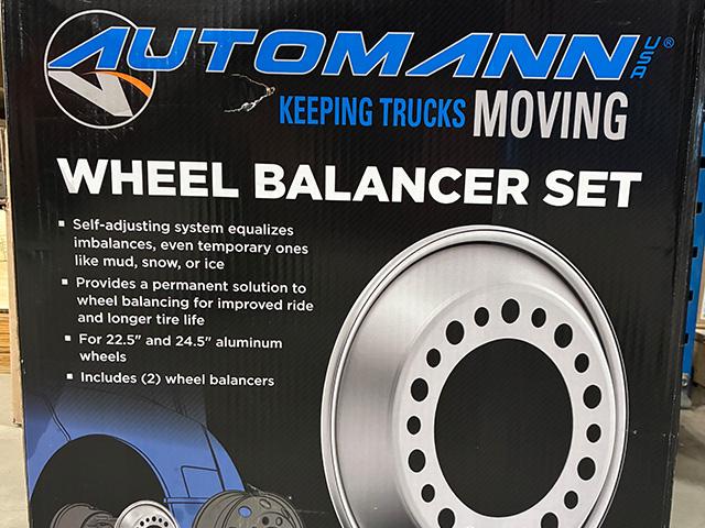 157.11822, Automann, Wheel Balancer Set Steer Axle Aluminum - 157.11822