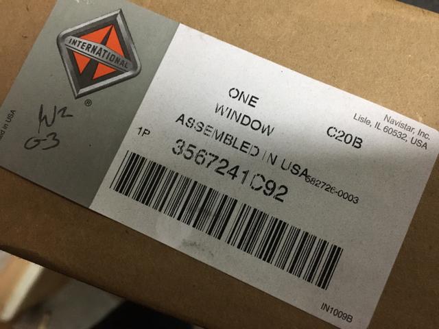 3567241C92, Navistar International, WINDOW, VENT, RH - part number 3567241C92
