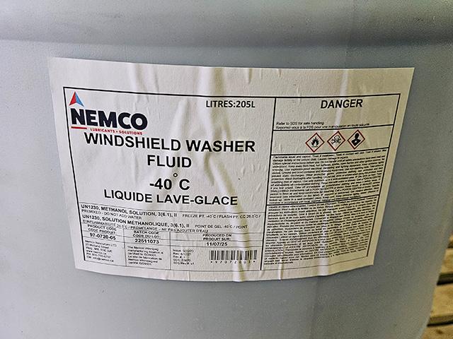 WWWFZ0023, Nemco Resources Ltd., WINDSHIELD WASHER -40 205L - WWWFZ0023