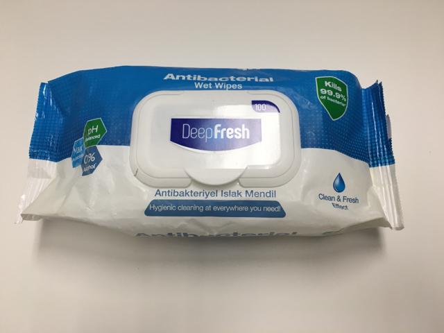 WETWIPE, Misc., WET-ANTIBACTERIAL WIPES 100PCS - part number WETWIPE
