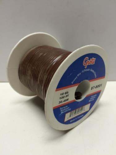 87-8001, Grote Industries Co., WIRE, 16GA, BROWN, 100' - 87-8001