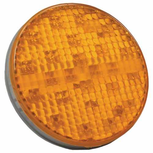 77353, Grote Industries Co., YELLOW STROBE, 4"ROUND - 77353
