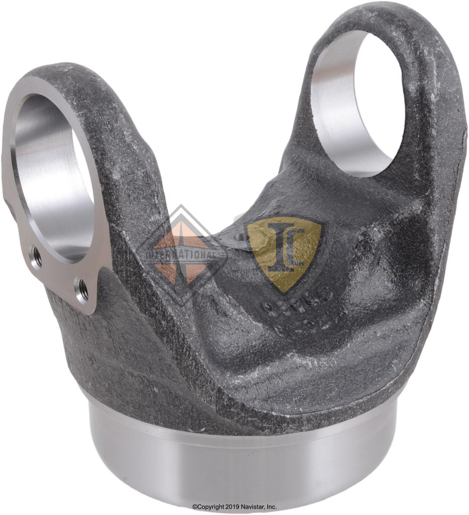 2500656C1, Navistar International, Drive Shaft Tube Weld Yoke, SPL170 Series, 6.026" Outside Diameter, 2.166" Bearing Cap Diameter,  4.961" Tube Diameter, 0.118 Tube Wall, 4.746" Butt Diameter - part number 2500656C1