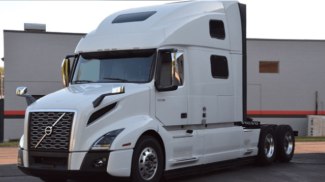 Photo of a Volvo Sleeper Truck