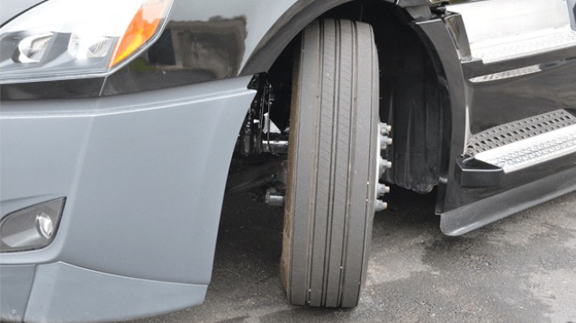 Photo of a Freightliner Sleeper Truck Wheel