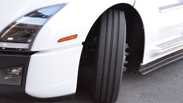 Photo of a Volvo Sleeper Truck Wheel