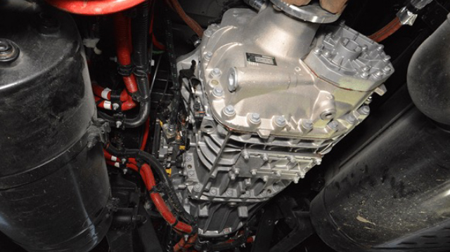 Photo of a Freightliner Sleeper Truck Transmission