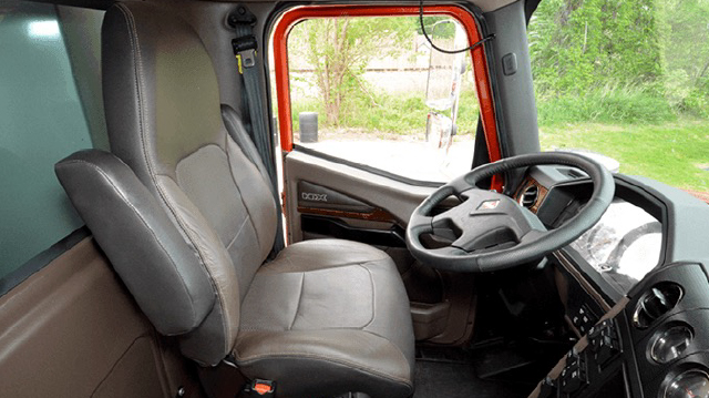 Photo of the inside of a HX Truck
