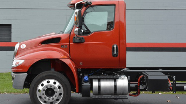 Photo of an International MV Truck