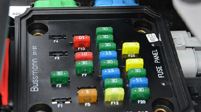 Photo of a Freightliner M2 106 Truck Electrical Panel