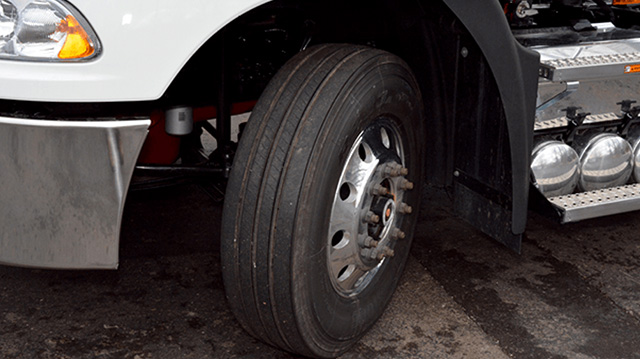 Photo of a Mack Truck Wheel